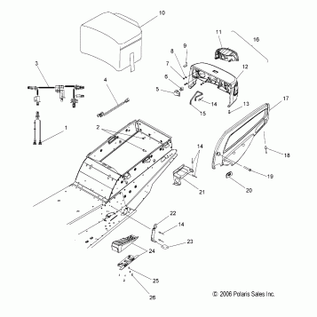 CARGO BOX/TAILLIGHT ASM - S07PT7ES/PT7EE/PT7FS/PT7FE (49SNOWCARGOFSTOUR)