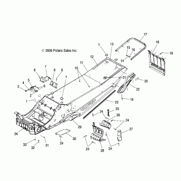 CHASSIS - S07ND5BS (49SNOWCHASSIS550)