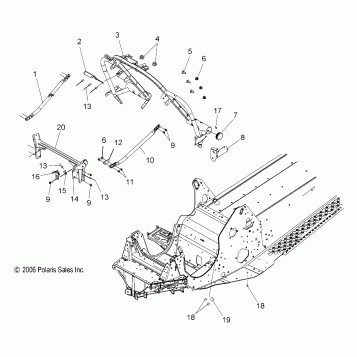CHASSIS, FRONT 1 - S07PK6FS/FE/PM6FS/PM6FSA (49SNOWCHASSISFRT600RMK)