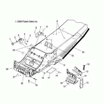CHASSIS - S07NJ5BS/BE (49SNOWCHASSISFRTTRAILRMK)