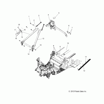 CHASSIS, CHASSIS ASM. and OVER STRUCTURE - S17CED5 ALL OPTIONS (49SNOWCHASSISFRT214550)