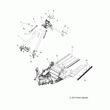 CHASSIS, CHASSIS ASM. and OVER STRUCTURE - S18CBA6GS/CBB6GS ALL OPTIONS (49SNOWCHASSISFRT214INDY)