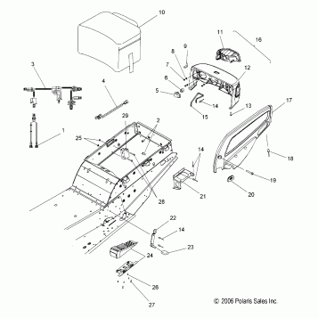 CHASSIS, REAR/TAILLIGHT ASM - S07PY7FS/FE (49SNOWCHASSISRRFSTCRSR)
