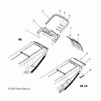 CHASSIS, REAR - S07PP6HS/HSA/HSB/PD6HS/HE (49SNOWCHASSISRRFSTIQ)