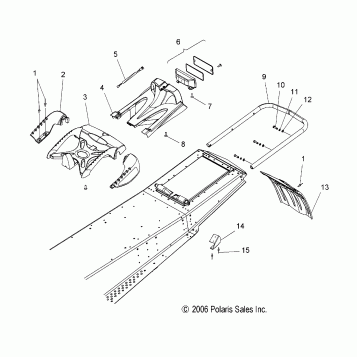 CHASSIS, REAR - S07PS7FS/FE (49SNOWCHASSISRRSWTCH)