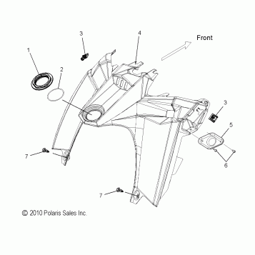 BODY, CONSOLE - S16CW6 ALL OPTIONS (49SNOWCONSOLE11PRMK)