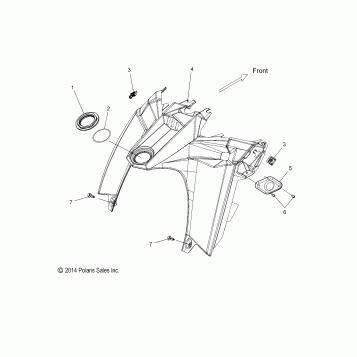 BODY, CONSOLE - S16CK6/CM6 (49SNOWCONSOLE15RMK)