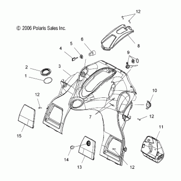CONSOLE - S07PP6FS/FSA/FSB (49SNOWCONSOLE600HO)