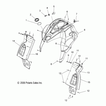 CONSOLE - S07PK6FS/FE/PM6FS/PM6FSA (49SNOWCONSOLE600RMK)