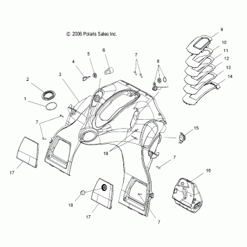 CONSOLE - S07PS6FS/FSA (49SNOWCONSOLE600SWTCH)