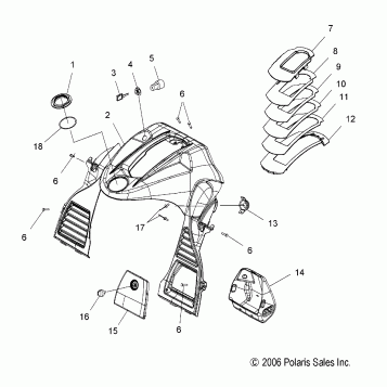 CONSOLE - S07PS6HS/HSA/HSB (49SNOWCONSOLECLEANSB)