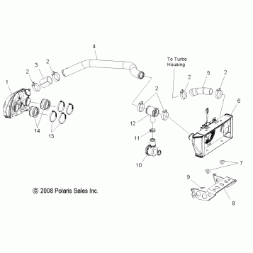 ENGINE, INTER COOLER - S11PP7FSL (49SNOWCOOLER09FSTTRG)