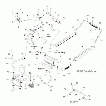 ENGINE, COOLING SYSTEM - S11PT7FSL (49SNOWCOOLING10FSTTRG)