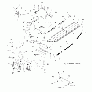 ENGINE, COOLING SYSTEM - S11PD7FSL (49SNOWCOOLING10TRBOLX)