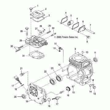 CRANKCASE - S04WB1AS/AE (49SNOWCRANKCASE07120)