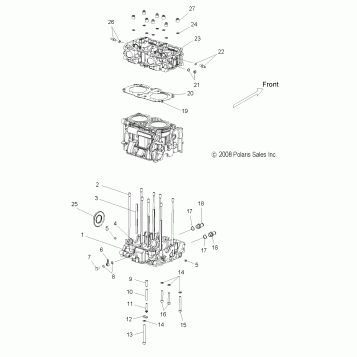 ENGINE, CYLINDER and CRANKCASE - S11PP7FSL (49SNOWCYLINDER09TRBODRGN)