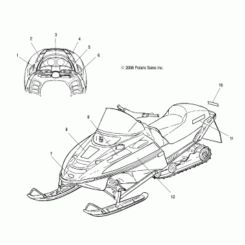 DECAL - S07NP5CS/CE (49SNOWDECAL500XCSP)