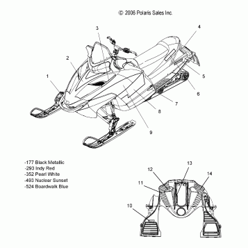 DECALS - S07PP6HS/HSA/HSB/PD6HS/HE (49SNOWDECALCLEAN)