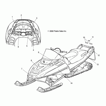 DECALS - S07NJ5BS/BE (49SNOWDECALTRAILRMK)