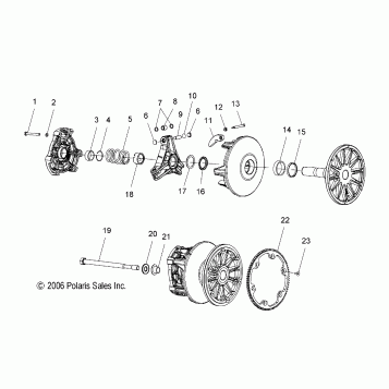 DRIVE CLUTCH - S07PP6FS/FSA/FSB (49SNOWDRIVECLUTCH600RMK)