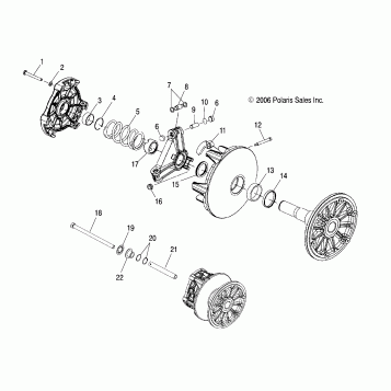 DRIVE CLUTCH - S07NP5BS/BE (49SNOWDRIVECLUTCHSUPER)