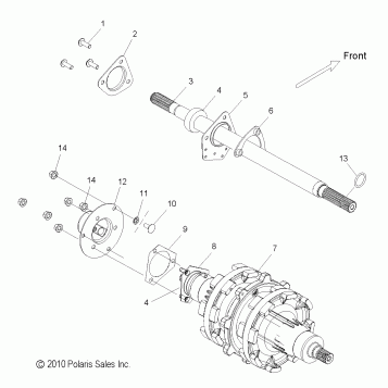 DRIVE TRAIN, JACKSHAFT and DRIVESHAFT - S16CM8 ALL OPTIONS (49SNOWDRIVETRAIN11800PRMK)