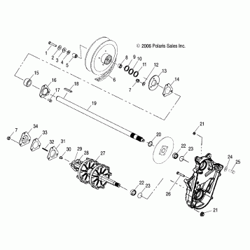 DRIVE TRAIN - S07NP5CS/CE (49SNOWDRIVETRAIN500XCSP)