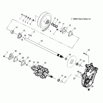 DRIVE TRAIN - S07NP5BS/BE (49SNOWDRIVETRAINSUPER)