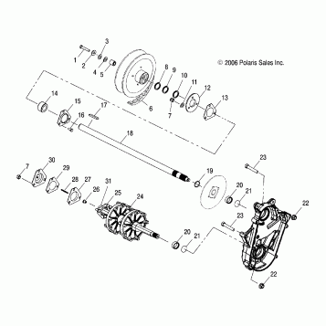 DRIVE TRAIN - S07NJ5BS/BE (49SNOWDRIVETRAINTRAILRMK)