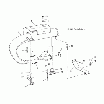 EXHAUST SYSTEM - S06SU4BS (49SNOWEXHAUST07WIDE)