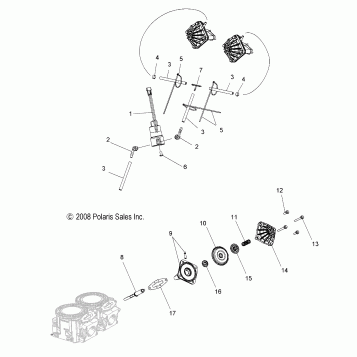 ENGINE, EXHAUST VALVES and SOLENOID - S11BP6/BE6 ALL OPTIONS (49SNOWEXHAUSTVALVES09600TRG)