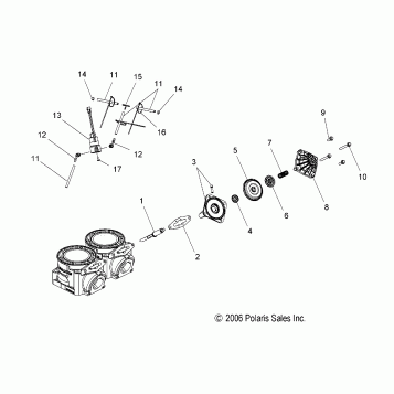 ENGINE, EXHAUST VALVES and SOLENOID - S07PS6HS/HSA/HSB (49SNOWEXHAUSTVALVESCLEAN)