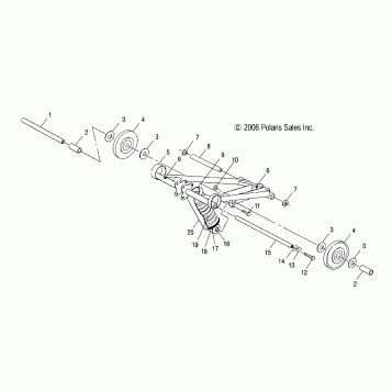 TORQUE ARM, FRONT - S07SU4BS/BE (49SNOWFTA07WIDE)