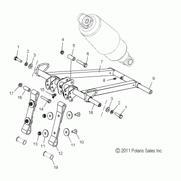 SUSPENSION, TORQUE ARM, FRONT - S16CW6 ALL OPTIONS (49SNOWFTA12SBASLT)