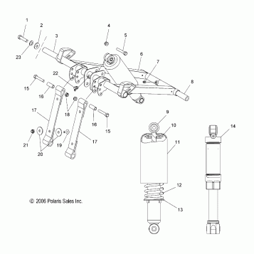 TORQUE ARM, FRONT - S07PK6FS/FE/PM6FS/PM6FSA (49SNOWFTA600RMK)