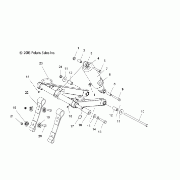 TORQUE ARM, FRONT (IQ) - S07PP6HS/HSA/HSB (49SNOWFTACLEAN)