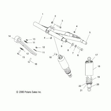 TORQUE ARM, FRONT - S07PY7FS/FE (49SNOWFTAFSTOUR)