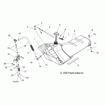 FUEL SYSTEM - S07PP6FS/FSA/FSB (49SNOW FUEL600HO)