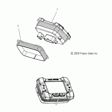 ELECTRICAL, MULTI FUNCTION GAUGE - S16CK6/CM6 ALL OPTIONS (49SNOWGAUGE10PR)