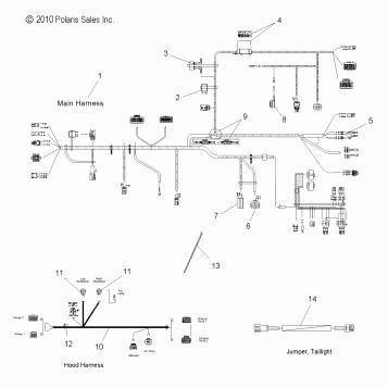 ELECTRICAL, WIRE HARNESS - S11PP7FSL (49SNOWHARNESS11FSTSBLX)