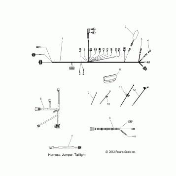 ELECTRICAL, WIRING HARNESSES - S17CED5 ALL OPTIONS (49SNOWHARNESS14550)