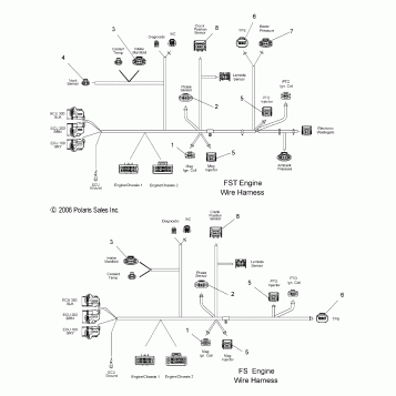 ENGINE WIRE HARNESS KIT - S07PT7ES/PT7EE/PT7FS/PT7FE (49SNOWHARNESSFSTOUR)