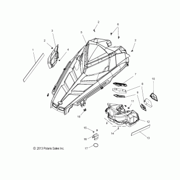 BODY, HOOD ASM. - S17CED5 ALL OPTIONS (49SNOWHOOD14550)