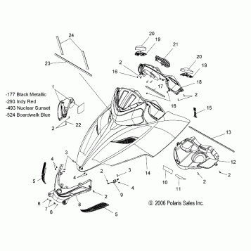 HOOD - S07PP6FS/FSA/FSB (49SNOWHOOD600HO)