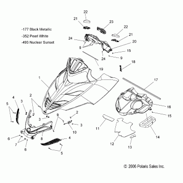 HOOD - S07PP7FS/PP7FSA/PP7FE/PD7FS/PD7FE (49SNOWHOODFSTIQ)