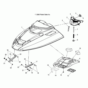 HOOD - S07NP5BS/BE (49SNOWHOODSUPER)