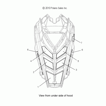 BODY, HOOD FOAM/FIBER - S16CP8 ALL OPTIONS (49SNOWHOODSCFL11RUSH)