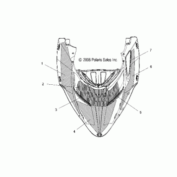 HOOD FOAM/SCREENS/FOIL - S07PS6HS/HSA/HSB (49SNOWHOODSCFL600HO)