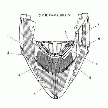 HOOD FOAM/SCREENS/FOIL - S07PK6FS/FE/PM6FS/PM6FSA (49SNOWHOODSCFL600RMK)