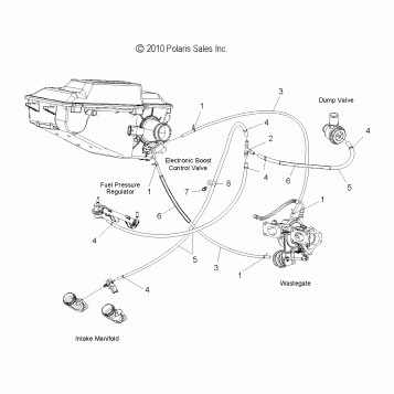 ENGINE, REFERENCE HOSES - S11PP7FSL (49SNOWHOSES11TRBOIQLX)